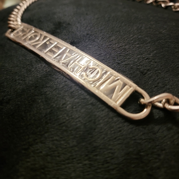 NEW MICHAEL Michael Kors Silver Chain Belt main image 5
